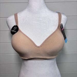 BALI Comfort Built-up side and Back Soft‎ Tan Bra size 34C
